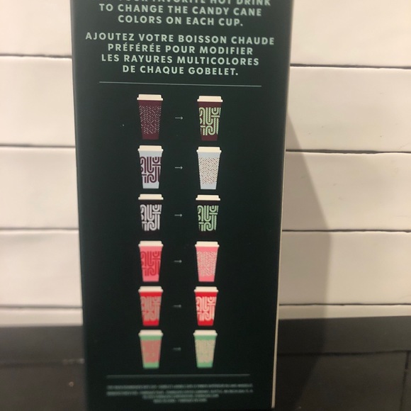 Starbucks Limited Holiday 2020 Candy Cane Hot Cups - Picture 2 of 5
